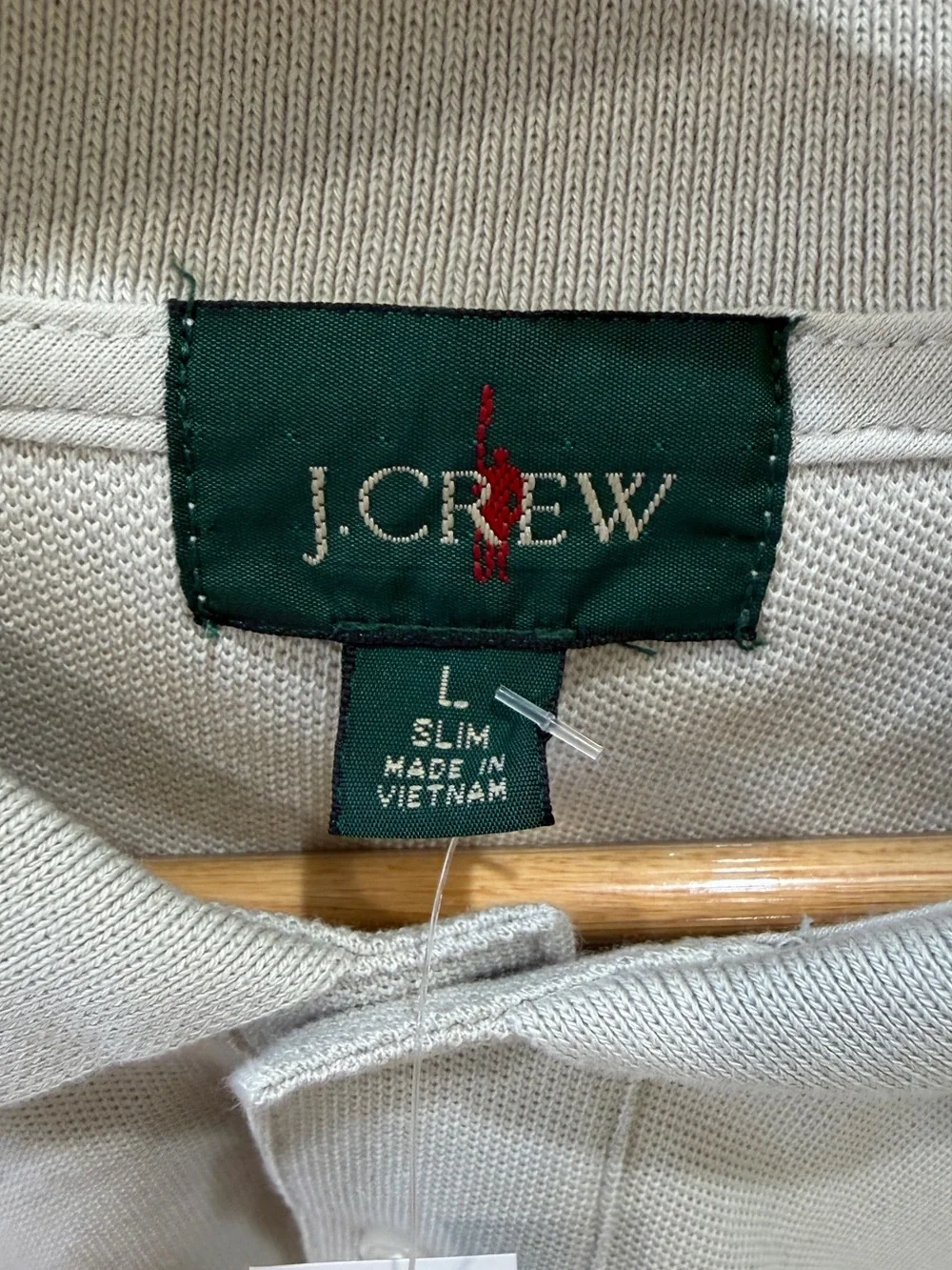 J. Crew long-sleeve slim piqué polo shirt